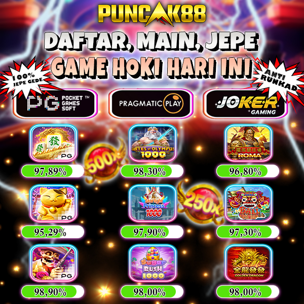 PUNCAK88: Situs Slot Gacor Terpercaya Hari Ini Mudah Menang